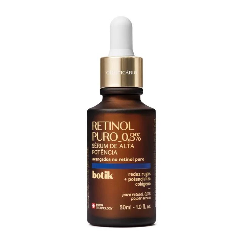 Sérum Facial de Alta Potência Botik Retinol Puro 30ml - Reduz